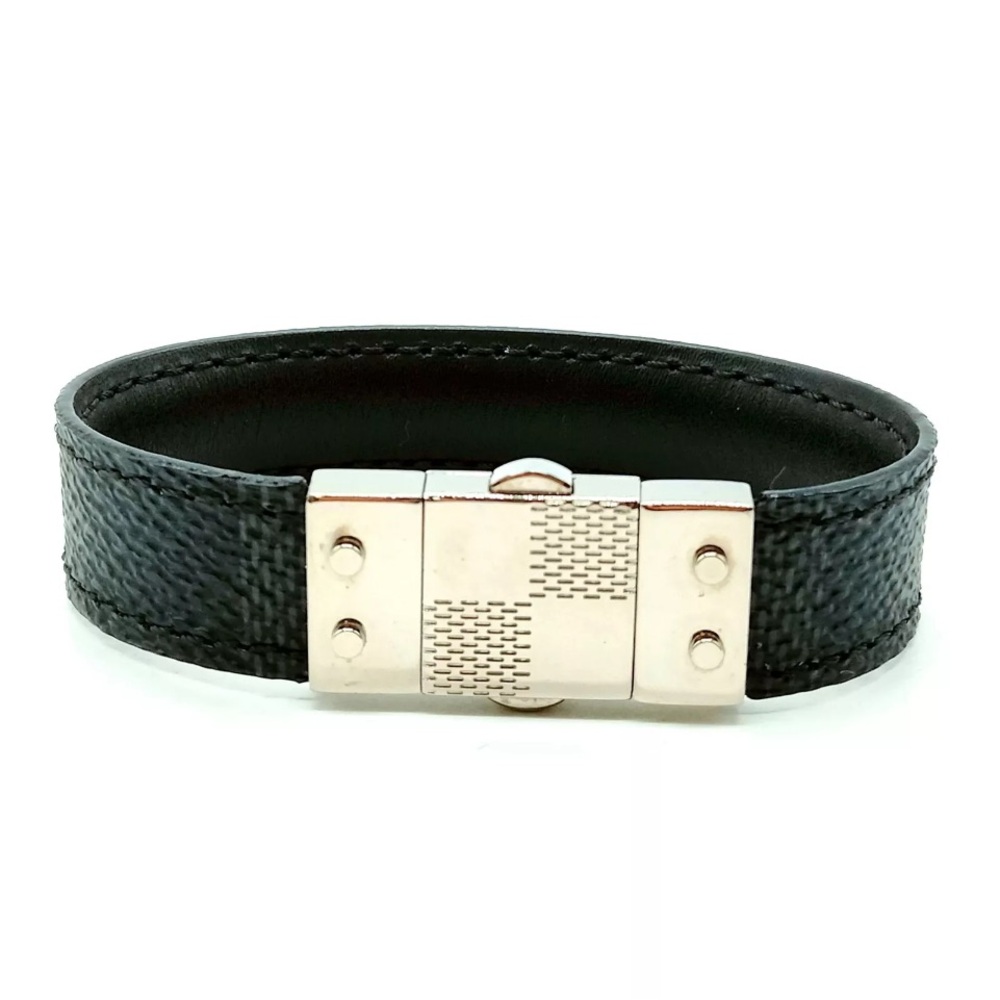 Louis Vuitton Check It Unisex Graphite Damier Bracelet
